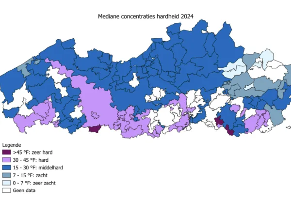 Waarom verschilt waterhardheid per regio of gemeente?