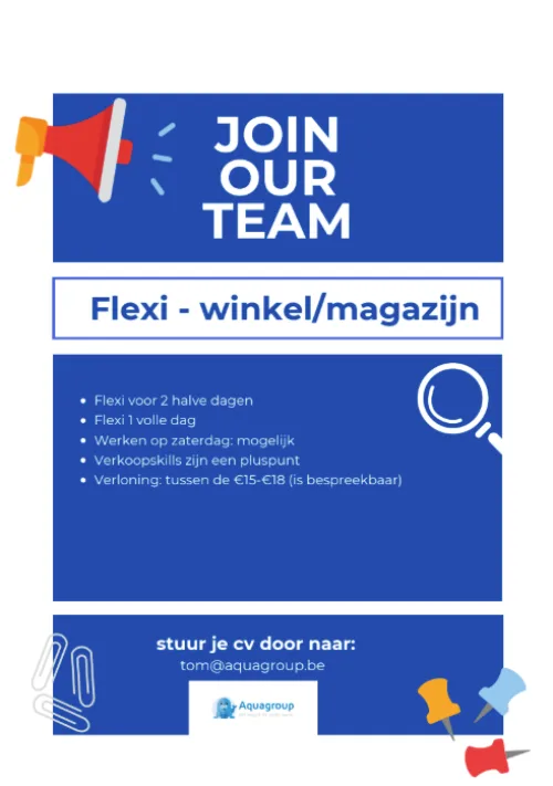 Aquagroup vacature flexi job